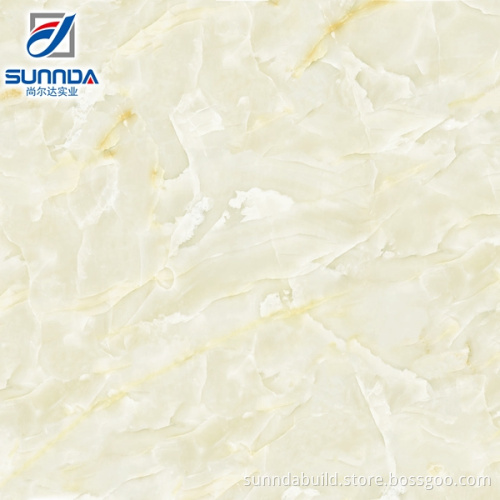 Sunnda marble design glazed polished porcelain tile, Nano polished finish mirror tiles,vitrified tile in China